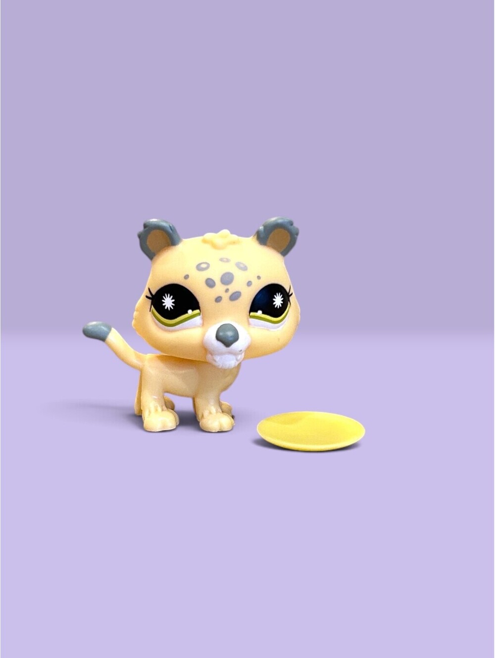 Littlest Pet Shop LPS Jaguar #239 with Plate Accessory